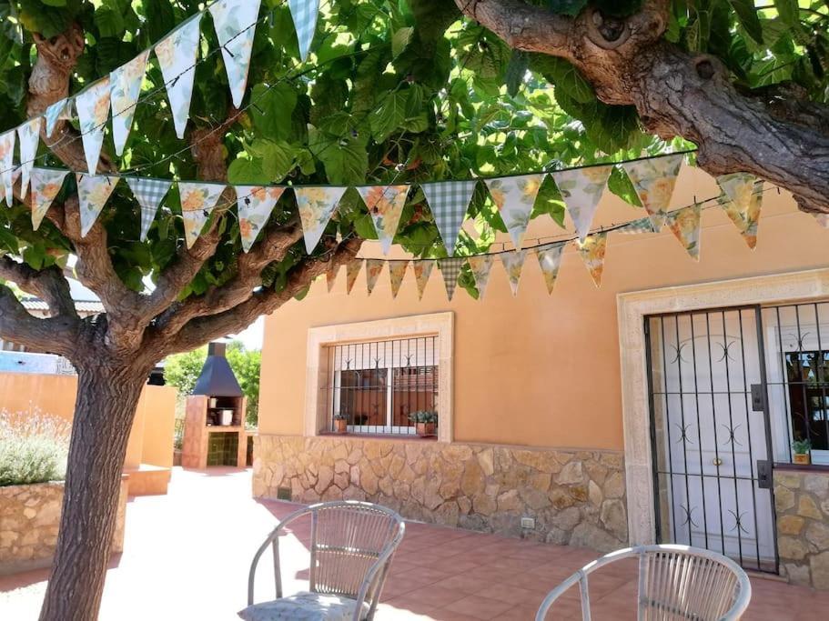 Mas Del Vent- Barbacoa, Jardin, Piscina Privada Y Vistas A Mar Villa Cunit Eksteriør billede