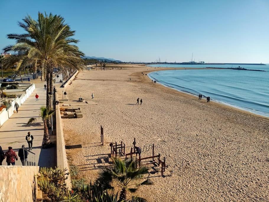 Mas Del Vent- Barbacoa, Jardin, Piscina Privada Y Vistas A Mar Villa Cunit Eksteriør billede